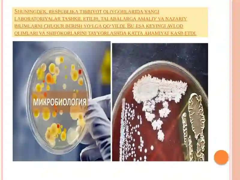 Mikrobiologiya, virusologiya, immunologiya, parazitologiya modulini rivojlantirishiga hissa qo'shgan O'zbekistonlik yetakchi olimlari 4