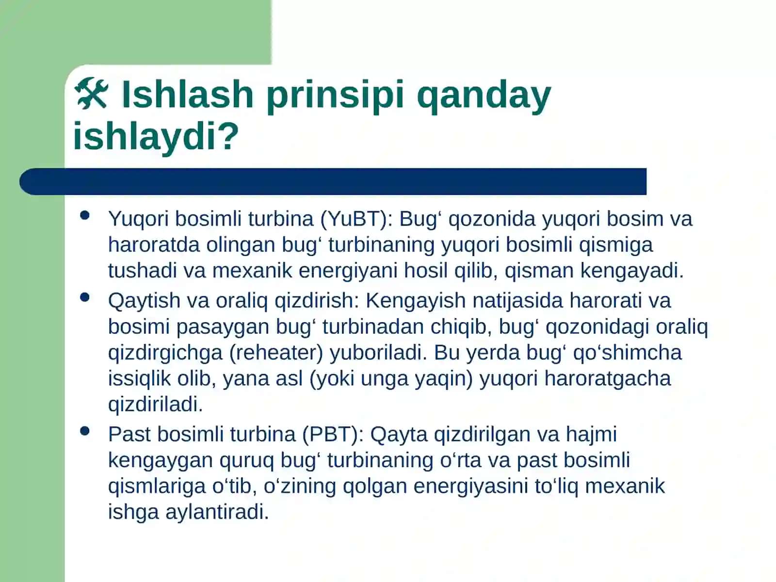 Oraliq bug' qizdirish jarayonlari 4