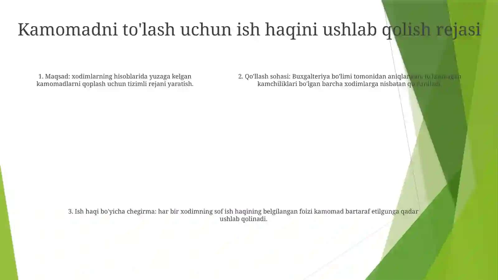 Kamomadlar Bo‘Yicha Hodimlar Bilan Hisoblashuvlar Hisobi 4