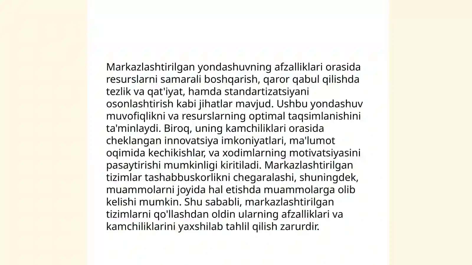Turli mamlakatlardagi maktabgacha taʼlimda markazlashtirilgan tashkilotni qoʻllash 4