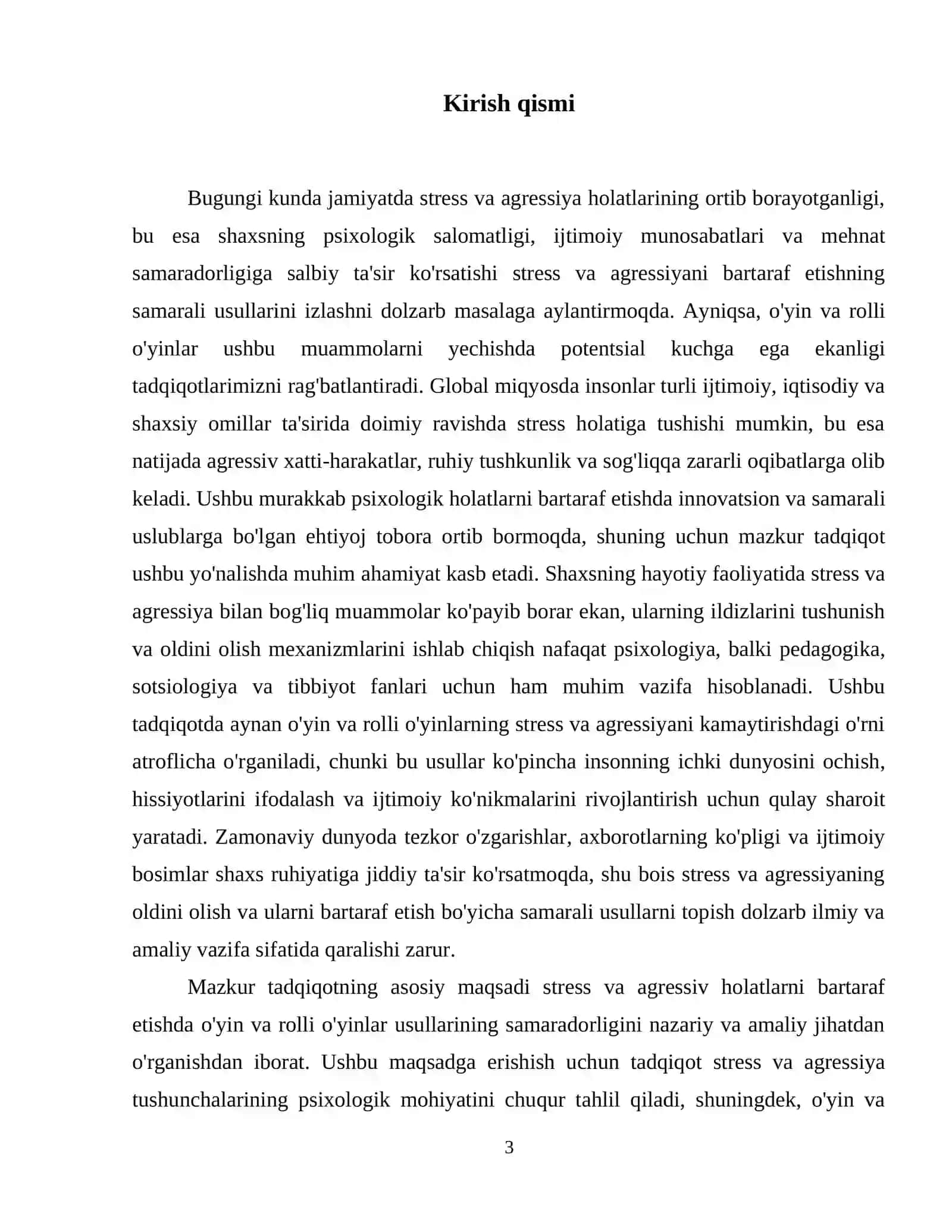 Stress va agressiyani bartaraf etish bóyicha óyin va rolli óyinlar ótkazish 4