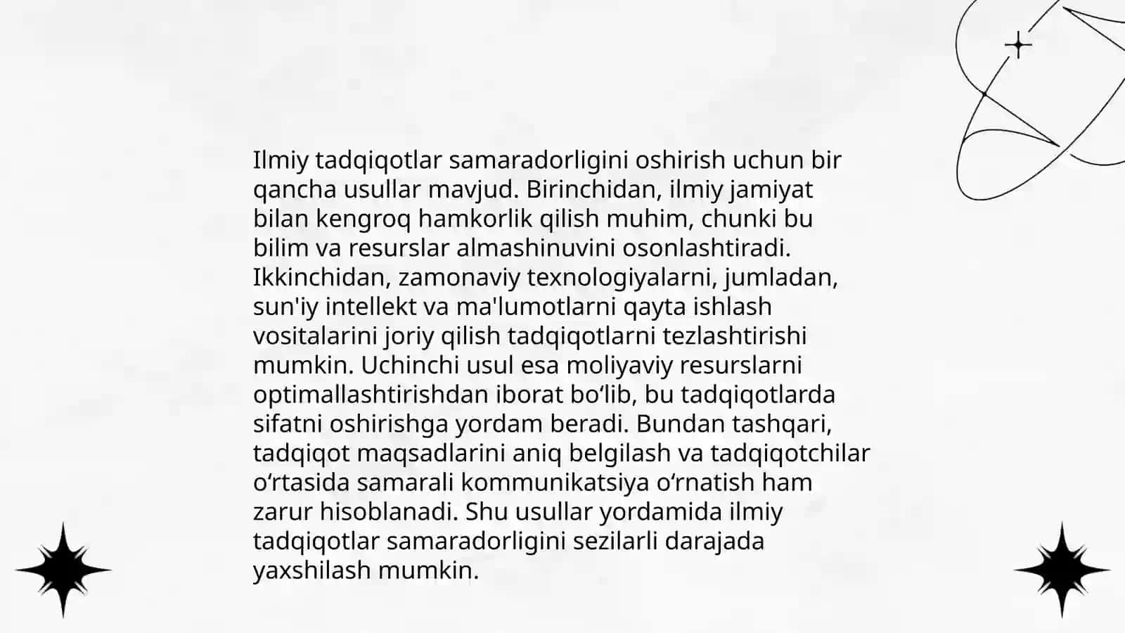 Ilmiy tadqiqotlarning joriy etilishi samarasi 4