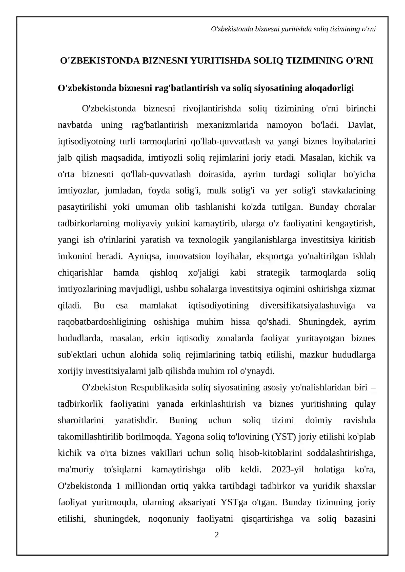 Soliqlar va biznes faoliyati 4