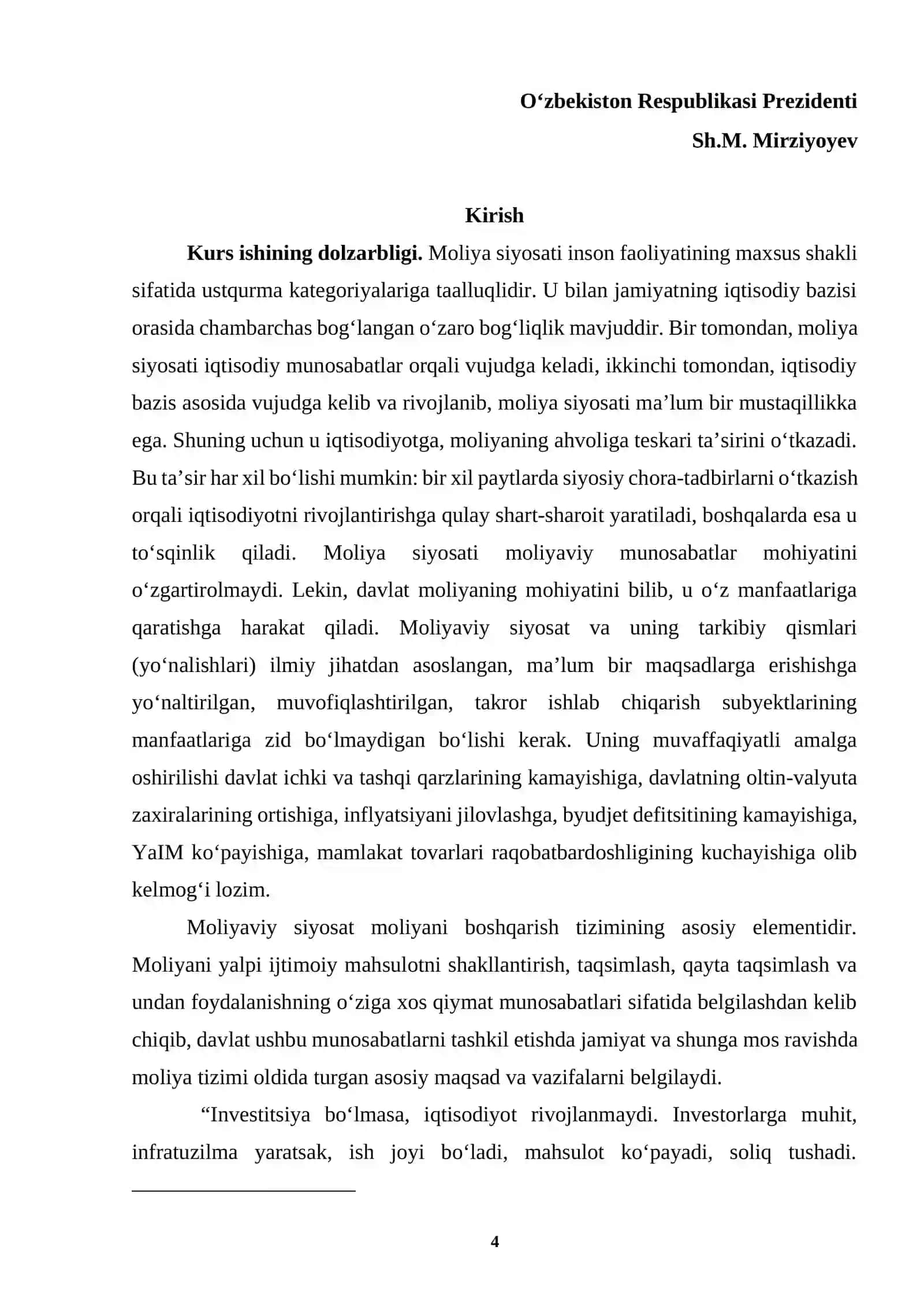 O‘zbekiston Respublikasi Oliy Ta’lim, Fan va Innovatsiyalar Vazirligi Mirzo Ulug‘bek Nomidagi O‘zbekiston Milliy Universiteti Jizzax Filiali 4