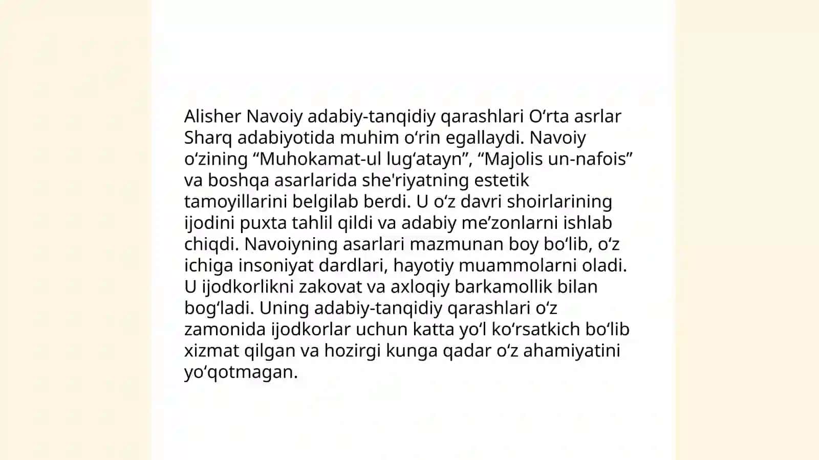 Sharq klassik adabiyotida adabiy-tanqidiy fikrlar taraqqiyoti 4