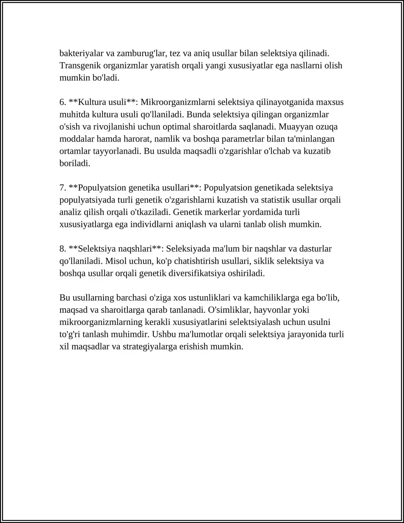 PIVO ICHLAB CHIQARISHDA QOLLANILADIGAN ACHITQILARNI SELEKSIYASI 4