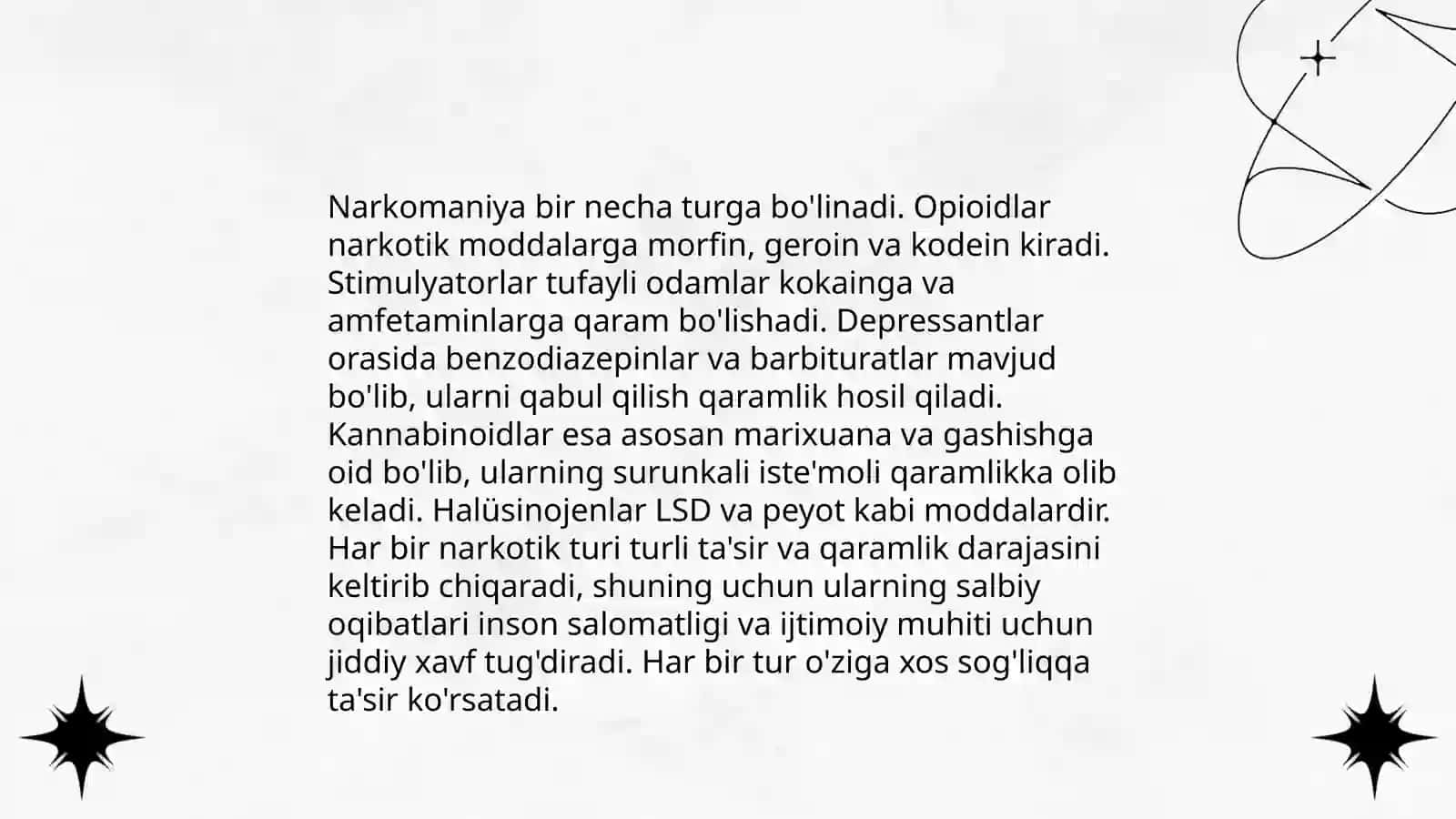 Narkomaniya va uning asoratlari 4