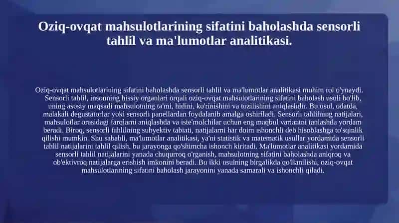 Zamonaviy Texnologiyalar va Usullar 4
