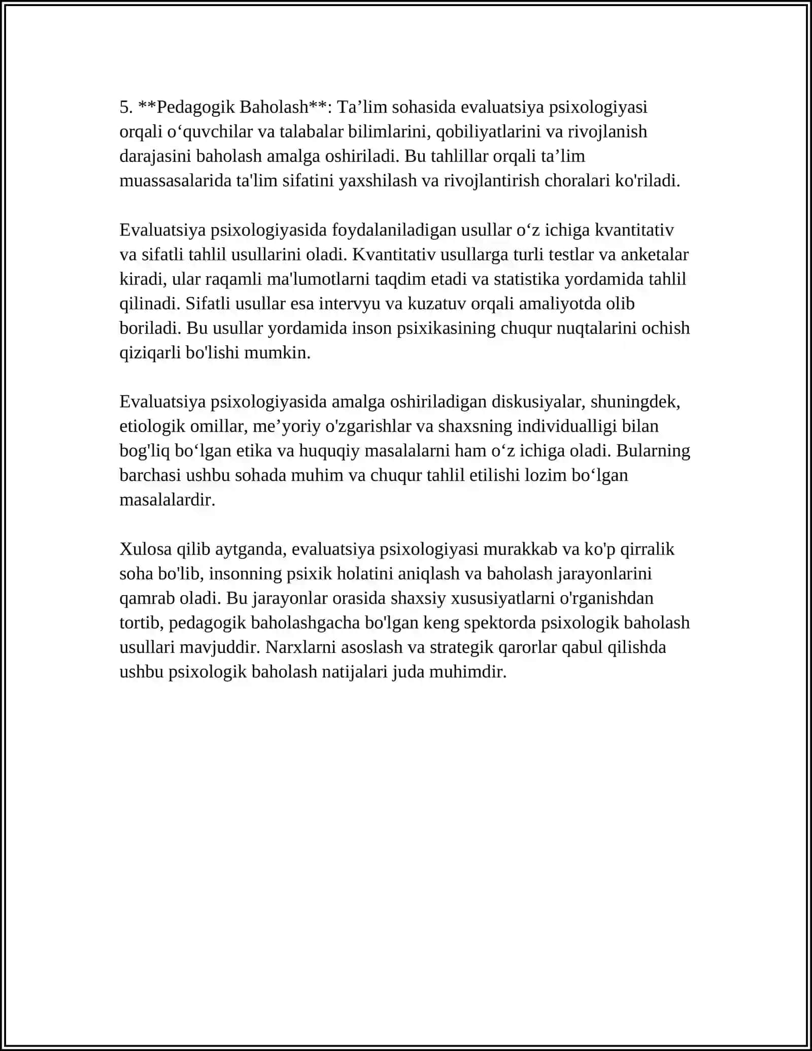EVALUTSIYON PSIXOLOGIYAGA KIRISH 4