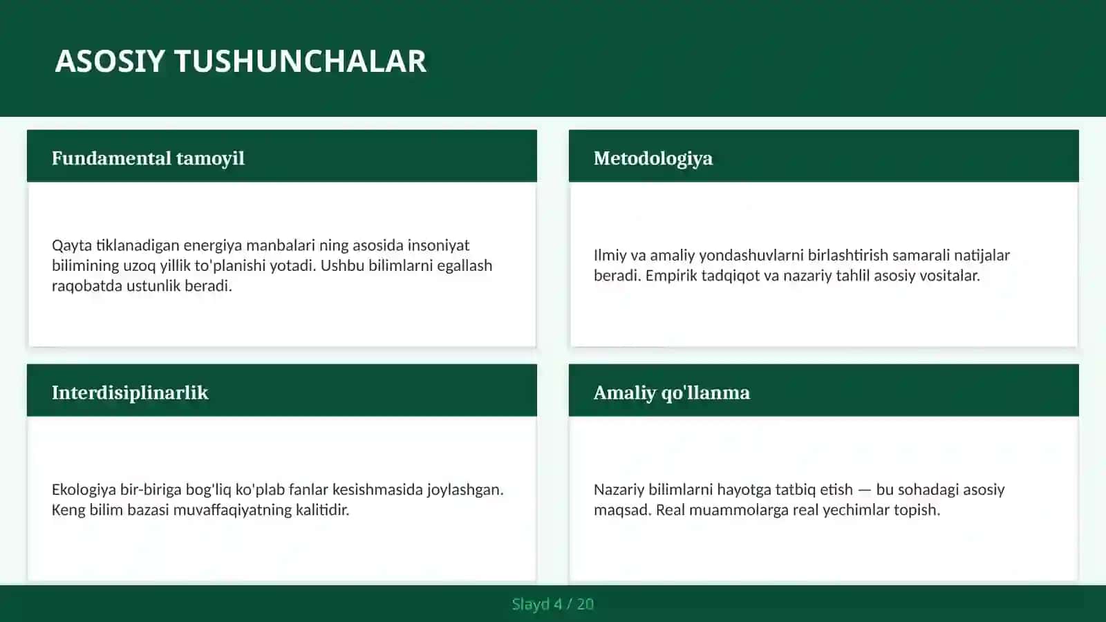 Qayta tiklanadigan energiya manbalari 4