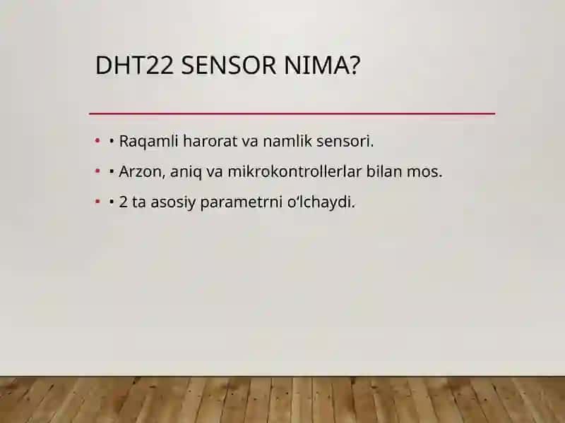 DHT22 (AM2302-harorat va namlik sensori) 4