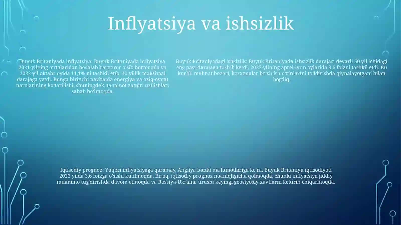 Buyuk Britaniyaning Iqtisodiy Tahlili 4