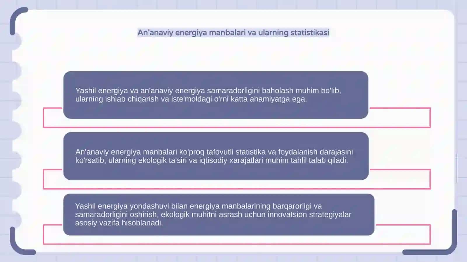 Yashil energiya va an'anaviy energiya samaradorligini baholash 4
