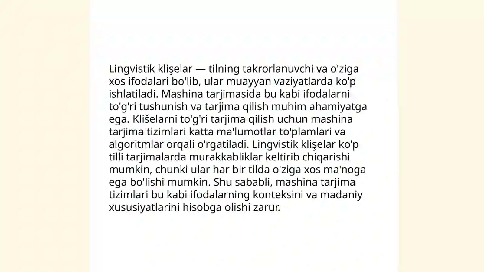 Mashina tarjimasining lingvistik muommolari 4