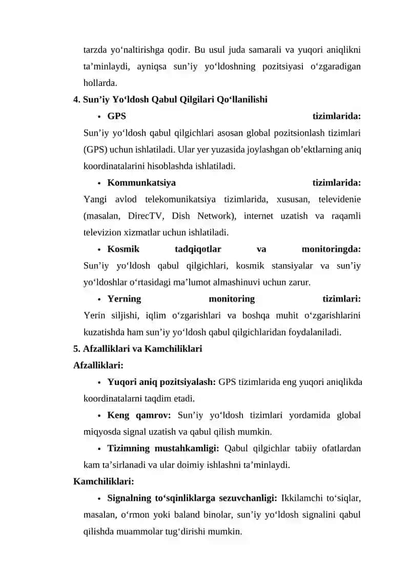 Sun’iy yo'ldosh to'lqin qabul qilgichlari 4