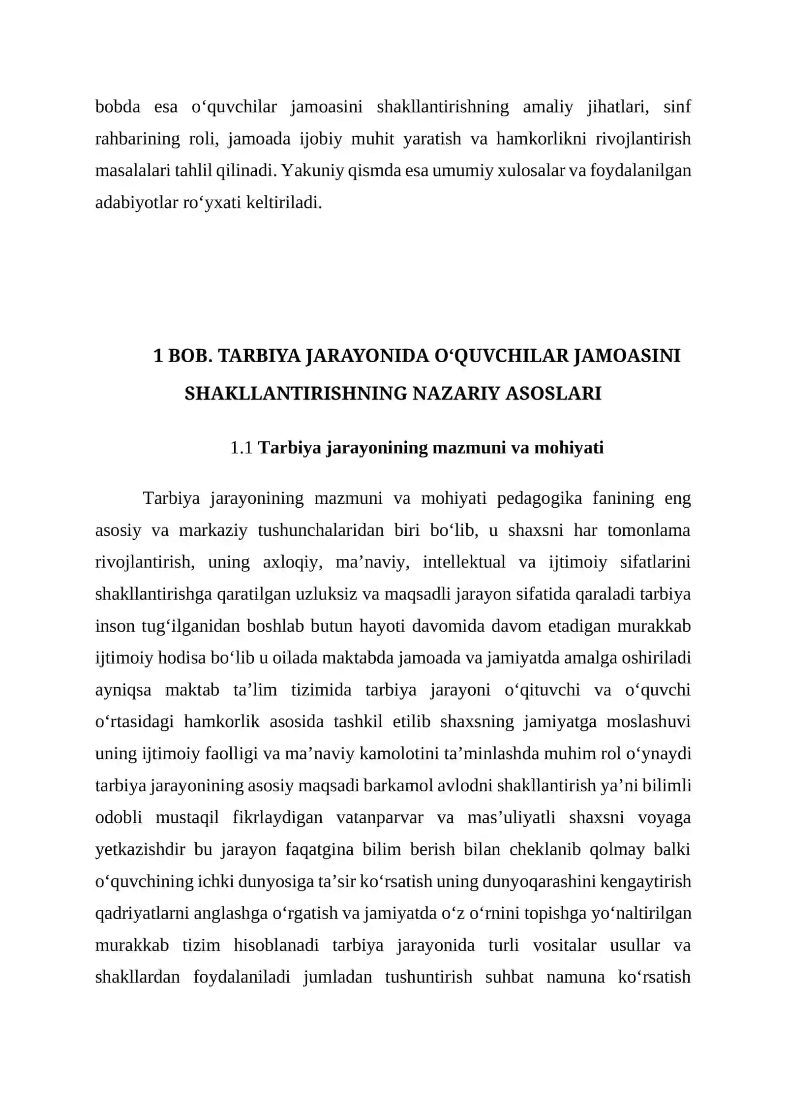 Tarbiya jarayonida oʻquvchilar jamoasini shakllantirish 4