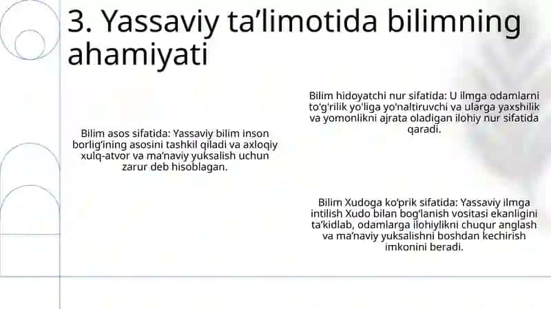 Ahmad Yassaviyning Pedagogik Qarashlari 4