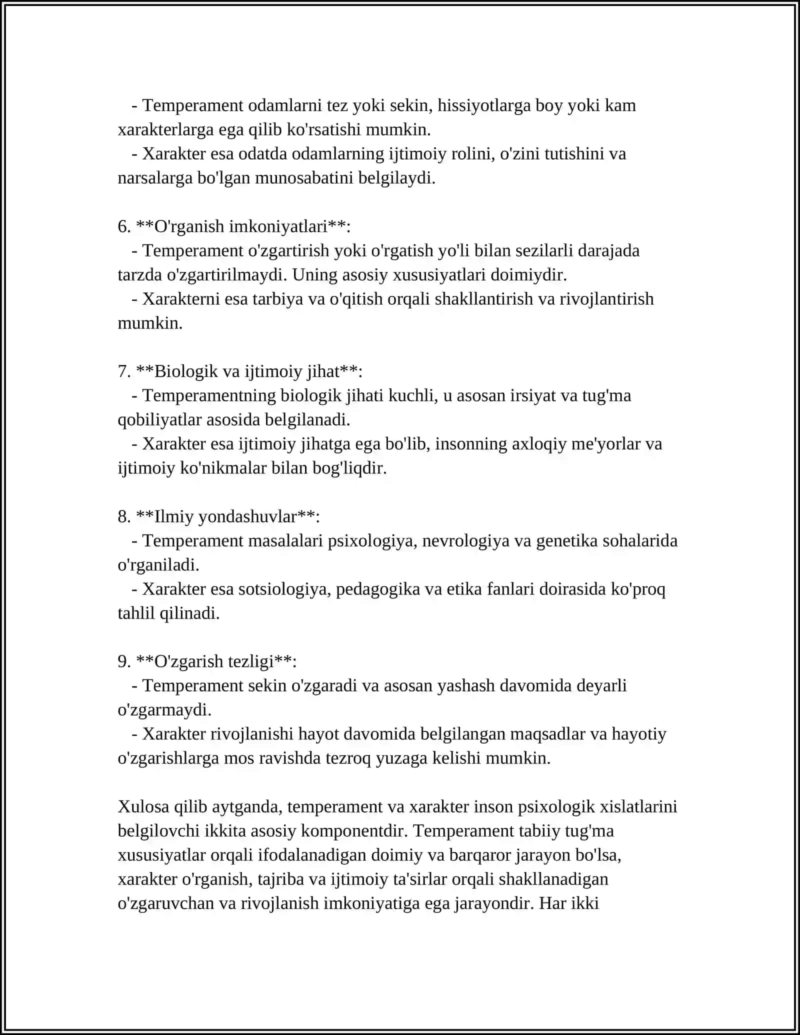 TEMPERAMENT VA XARAKTER 4