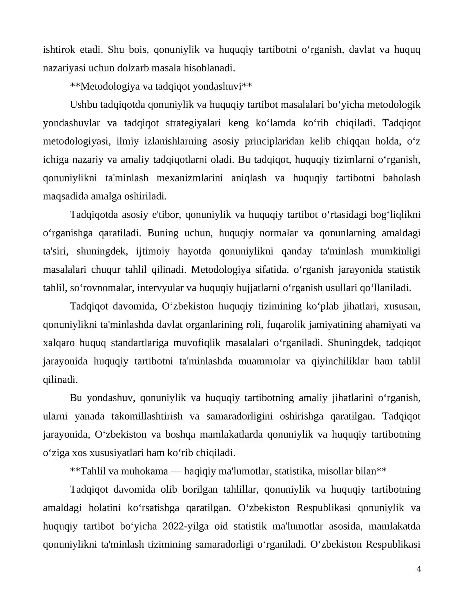 Qonuniylik va huquqiy tartibotning asosiy jihatlari 4