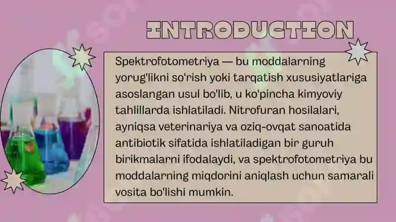 Spektofometriya asoslari va undan tibbiy biologik tahlillarda foydalanish 4