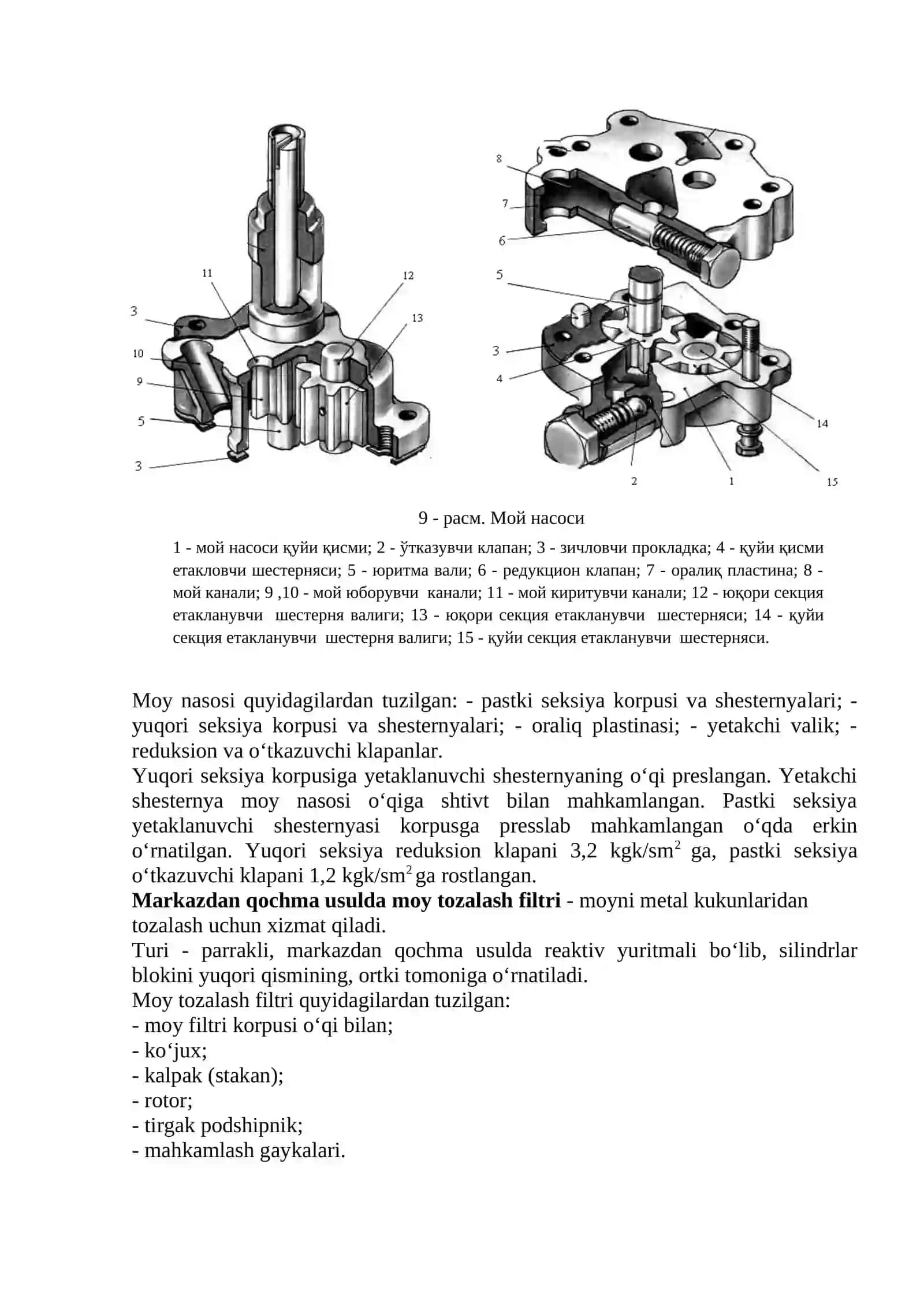 Ichki Yonuv dvigatellari va unlarni ishini ta’minlovchi tizimlarning umumiy tuzilishi 4
