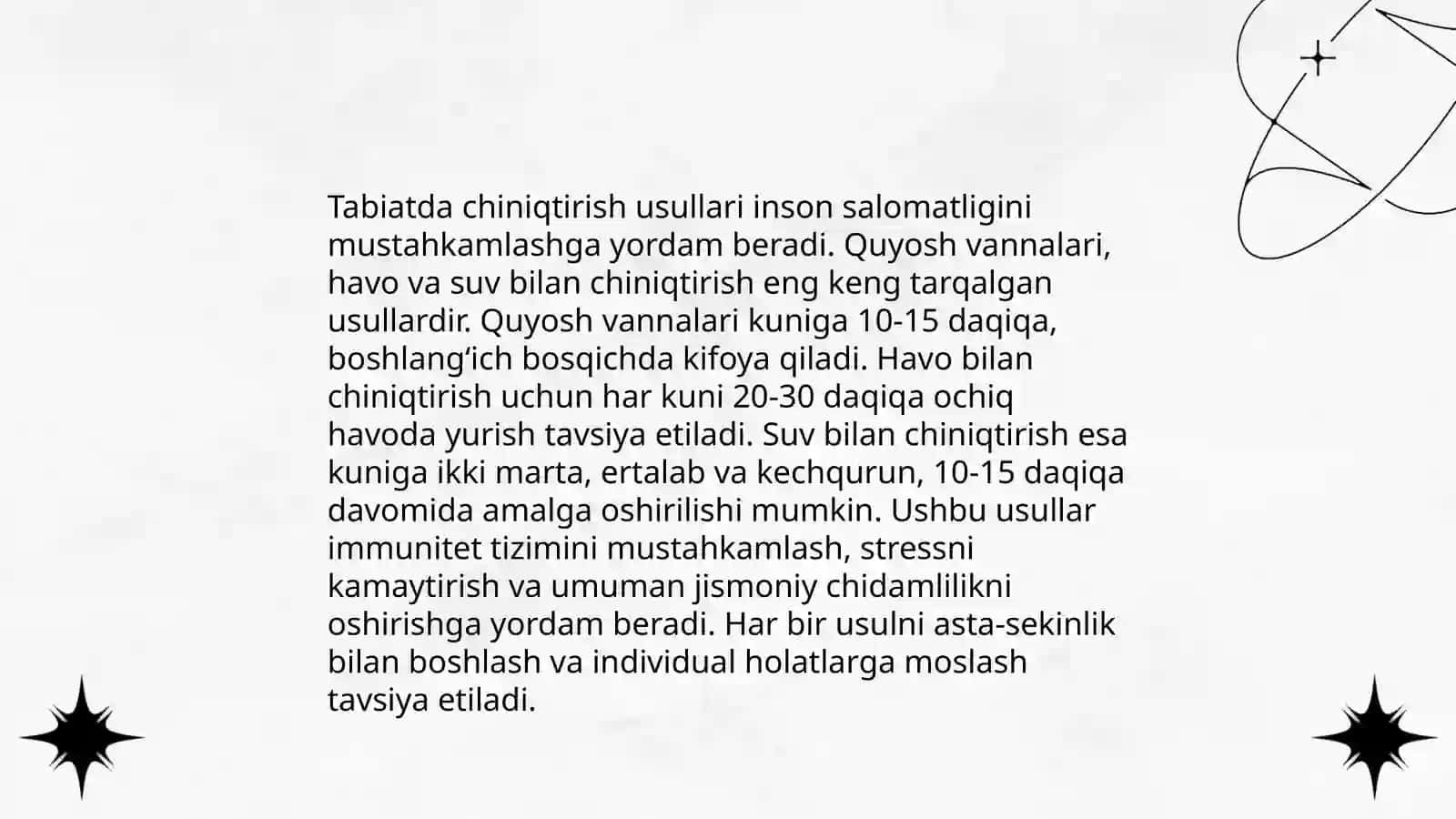 Jismoniy mashqlar va sog‘lomlashtirish 4