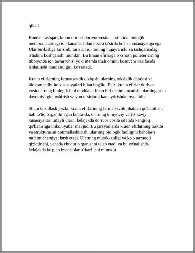 Kraun Efirlari-Dori Vositalari Sifatida 4