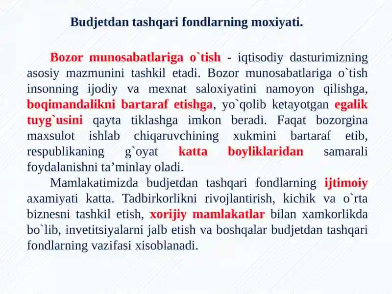DAVLATNING BUDJETDAN TASHQARI JAMG’ARMALARI 4
