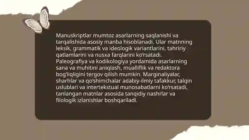 Mumtoz adabiyotda tarixiy va ilmiy manbalar oʻrni 4