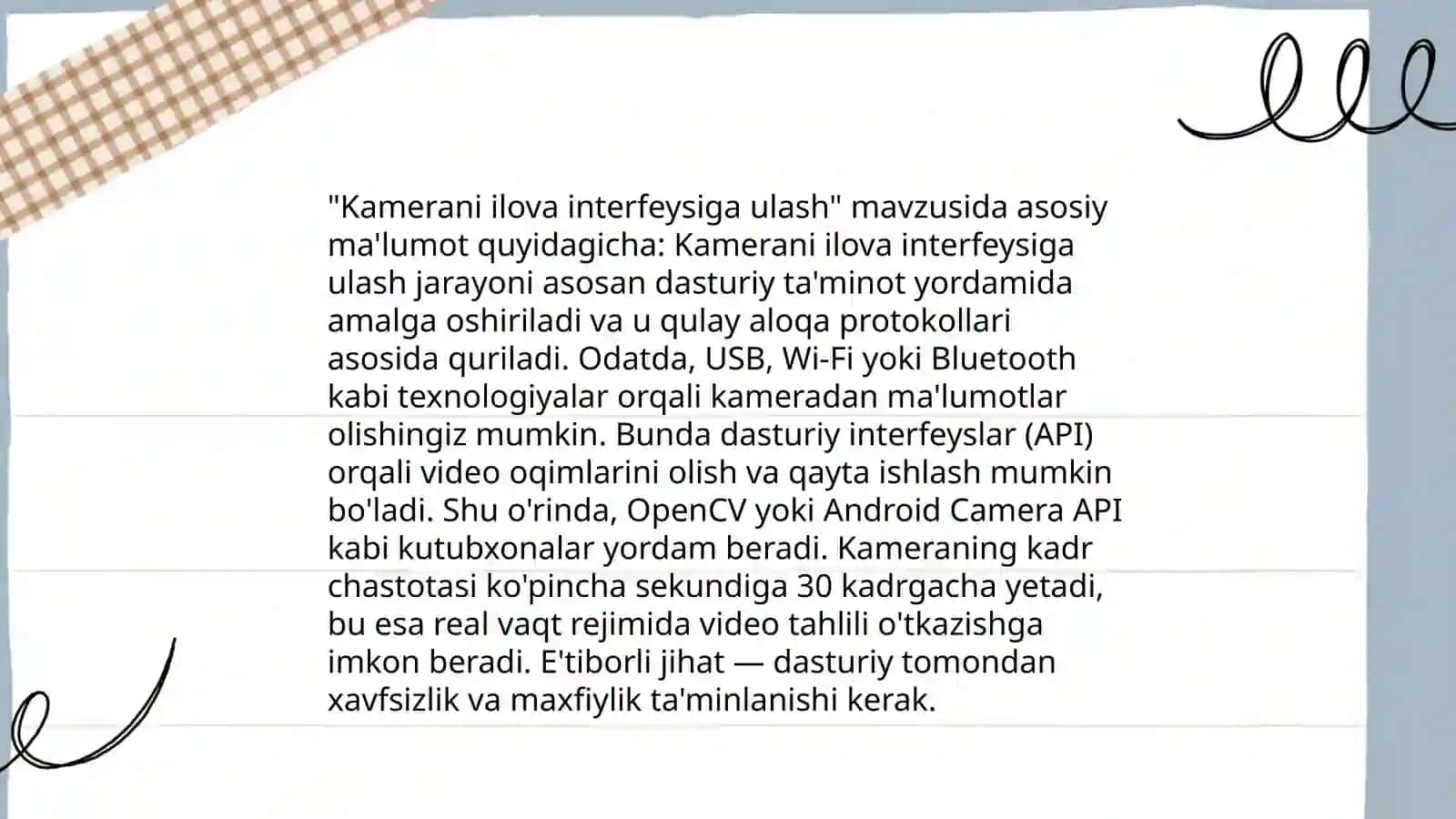 Kamerani boshqarish. Flashlight xizmatini boshqarish android studioda 4