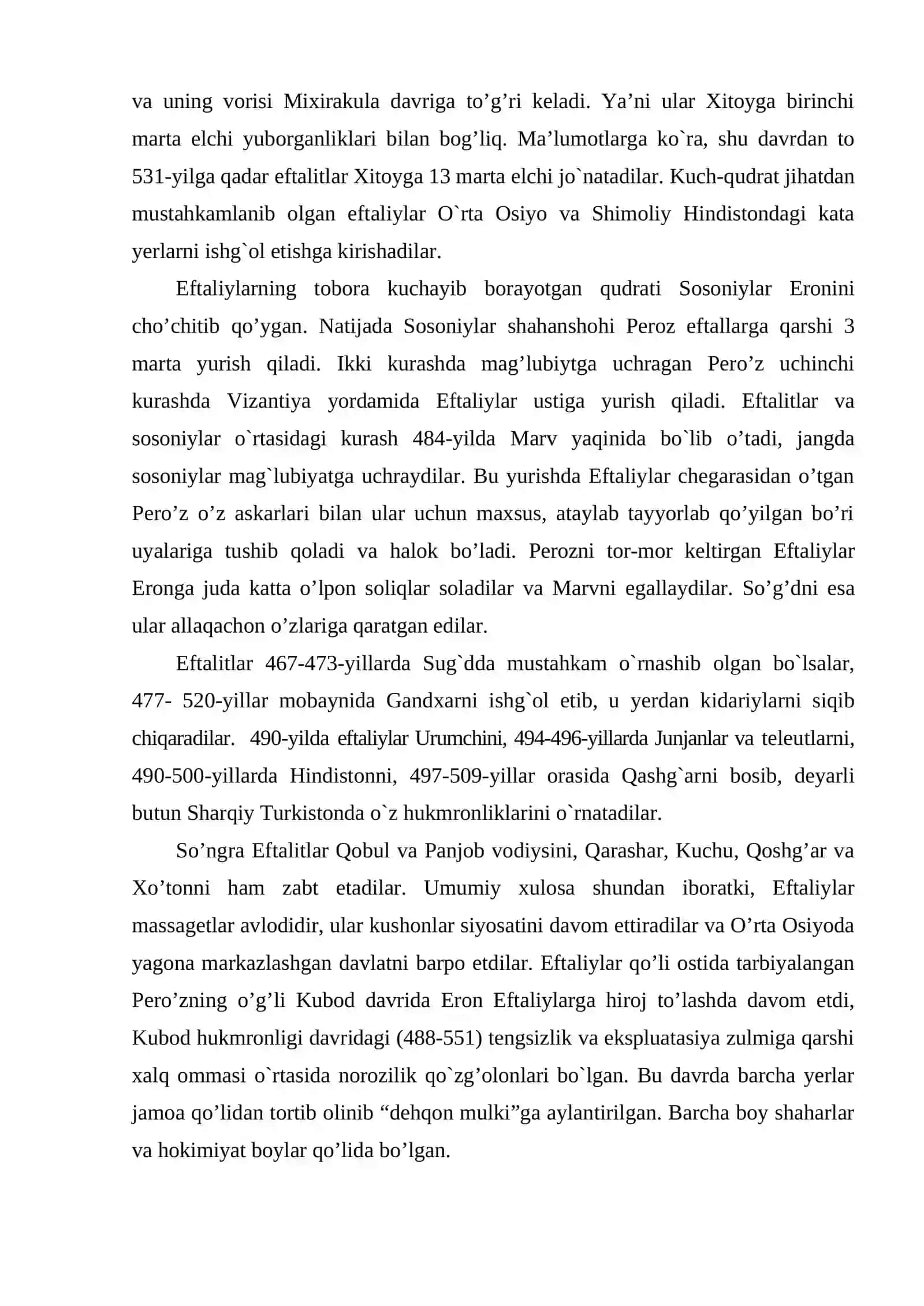 Eftaliylar davlatida davlat boshqaruv tizimi 4
