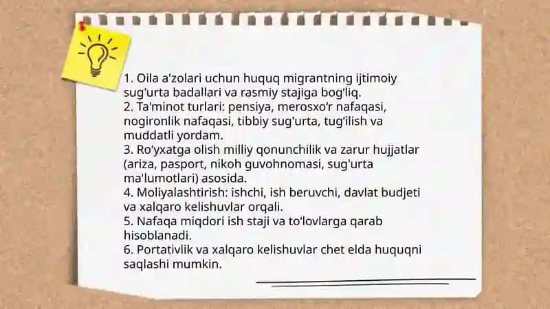 Ishchi-migrantlar va ularning oila azolarini himoya qilish 4