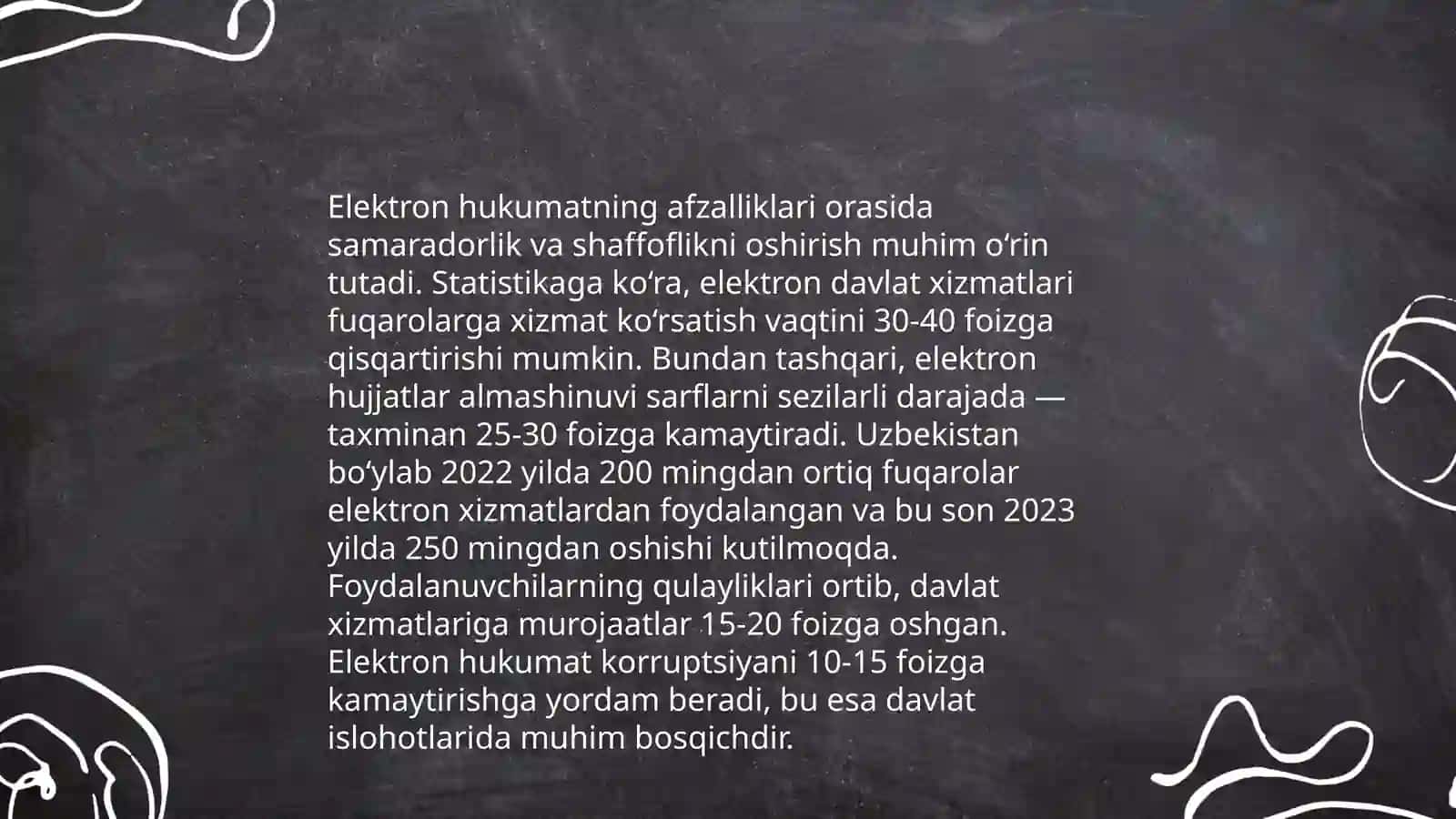 Elektron hukumatni joriy etish boyicha jahon tajribasi 4