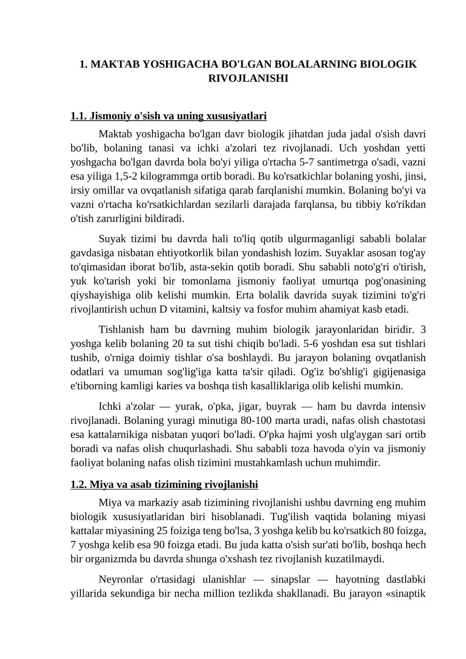 Maktab yoshigacha bo'lgan bolalarning biologik,
psixologik va ijtimoiy rivojlanishining asosiy jih 4