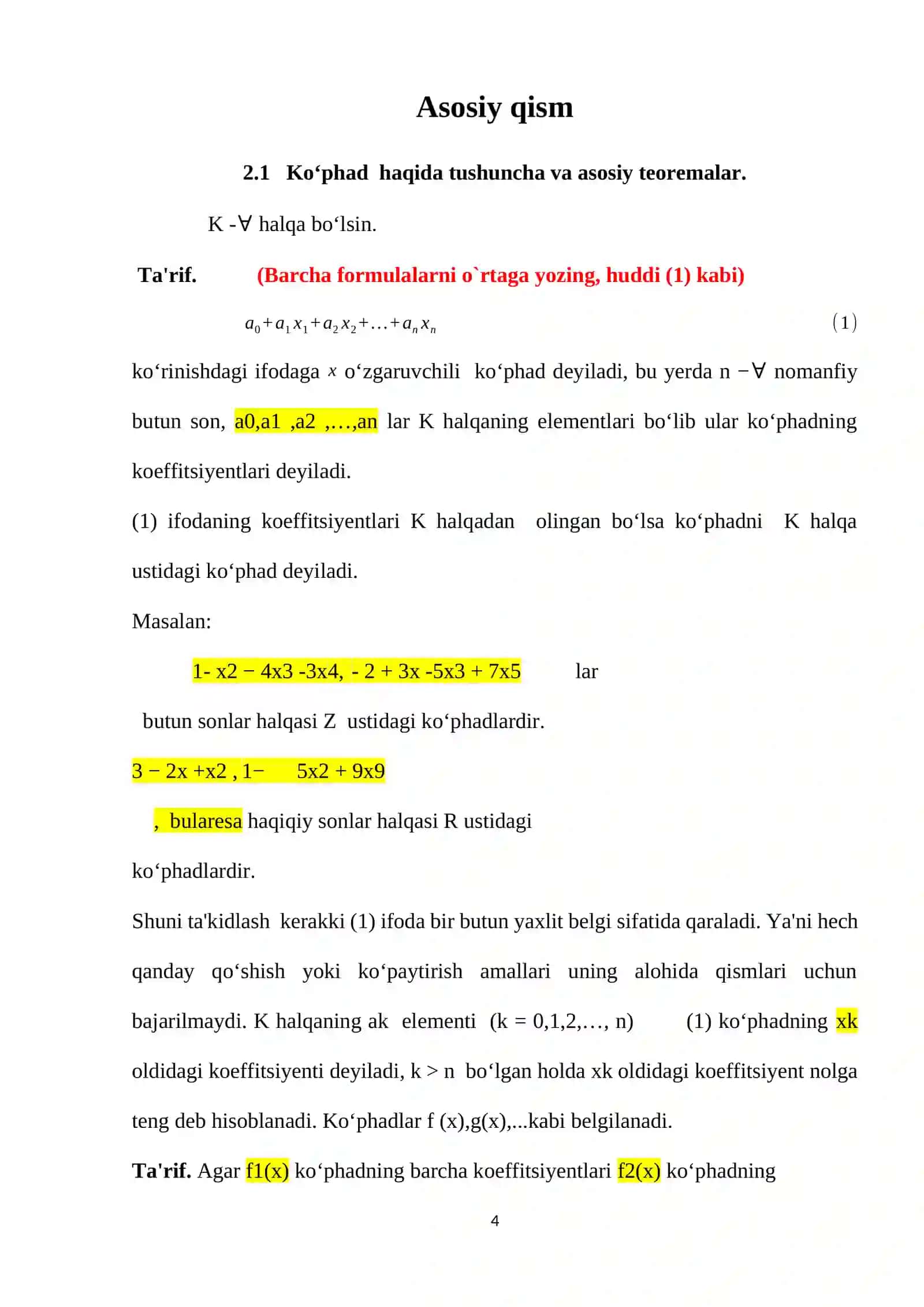 KO`PHADLAR VA ULARNING XOSSALARI 4