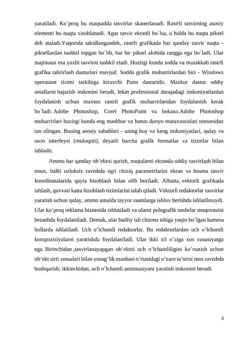 Vektorli grafika.Vektorli grafika dasturi 4
