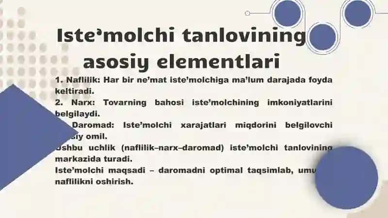 Iste’molchilar xatti-harakati 4