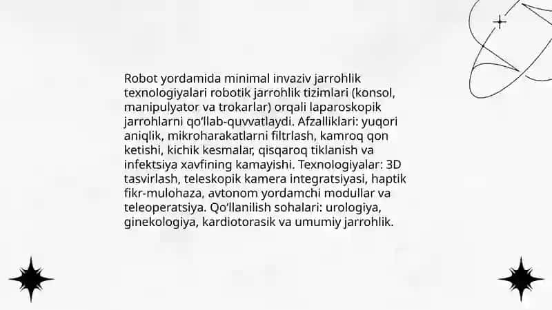 Tibbiyotda robota texnika 4