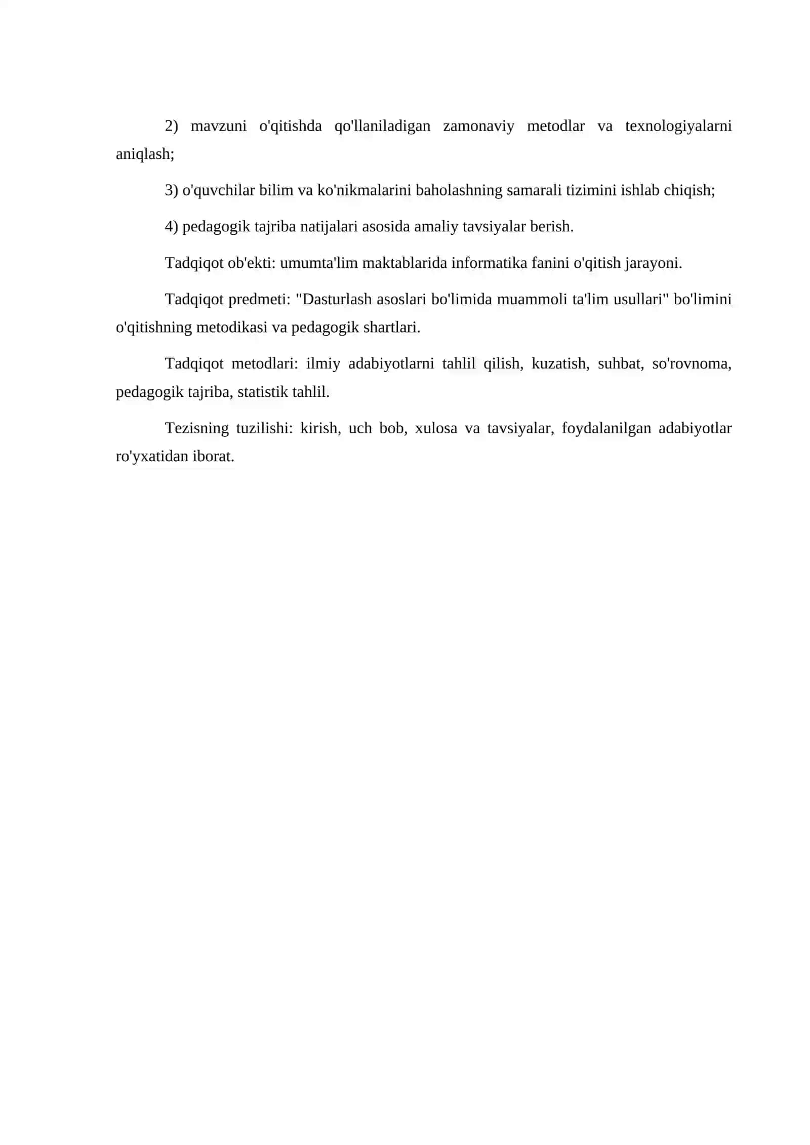 DASTURLASH ASOSLARI BO'LIMIDA MUAMMOLI TA'LIM USULLARI 4