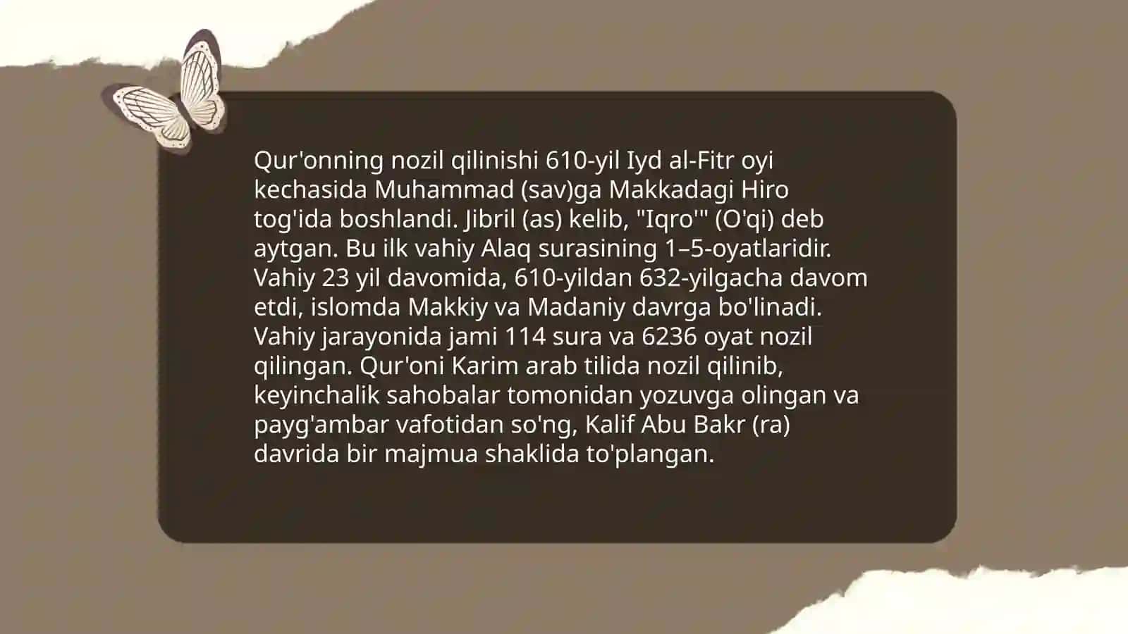 Muhammad (s.a.v) ning hayoti 4