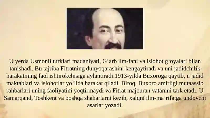 Abdurauf Fitratning "Rahbari najot" risolasidagi "Baxtsiz odamlarning ikki toifasi"ga oid qarashlari 4