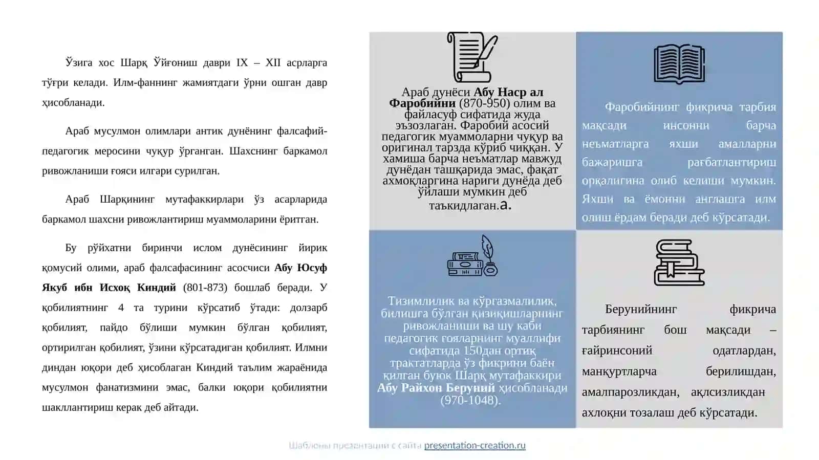 Ўрта асрларда Шарқ мамлакатларидаги тарбия ва мактаб 4