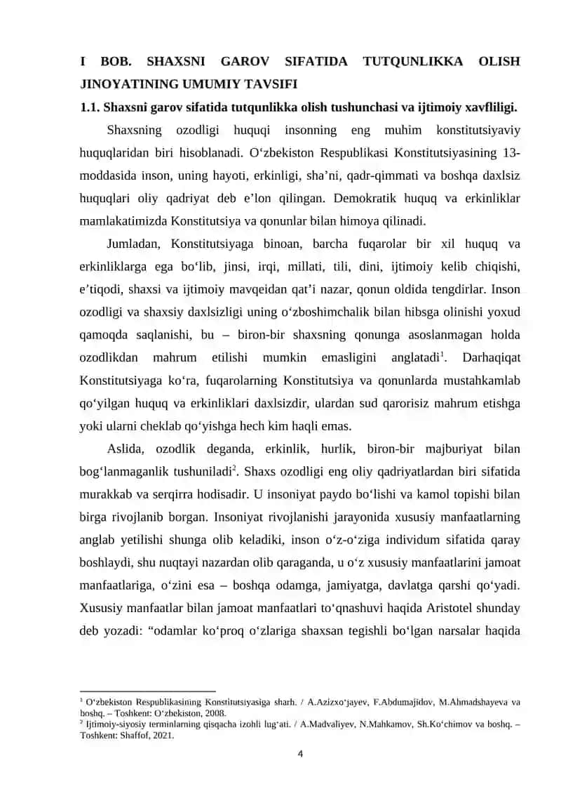 SHAXSNI GAROV SIFATIDA TUTQUNLIKKA OLISHNING JINOIY-HUGUGIY XUSUSIYATLARI 4