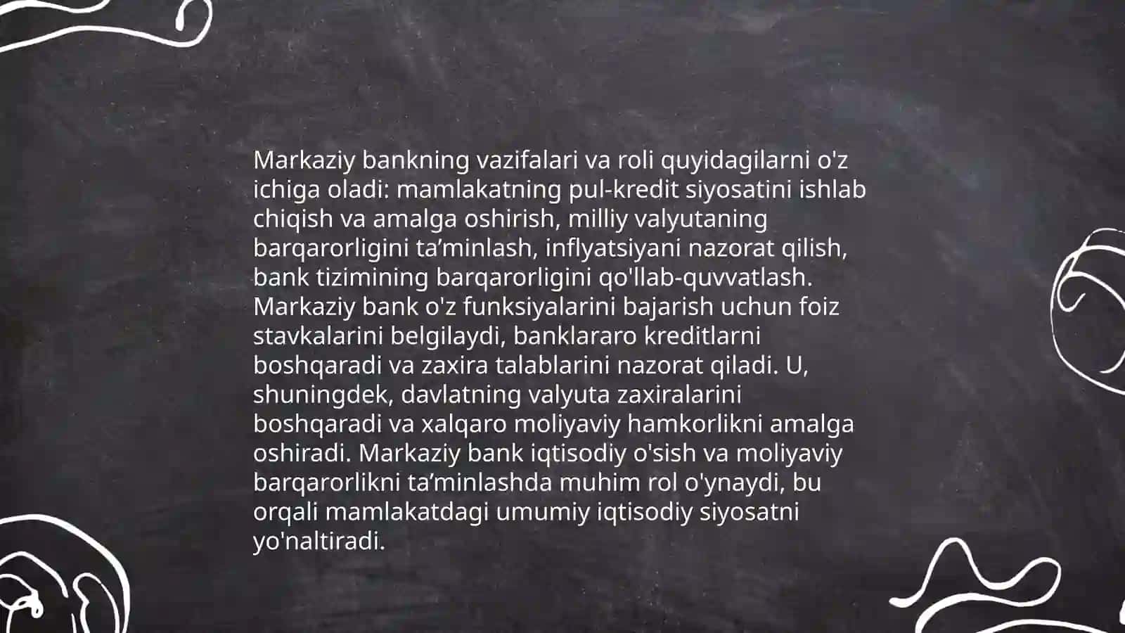 Pul-Kredit Tizimi. Banklar va Ularning Bozor Iqtisodiyotidagi Roli 4