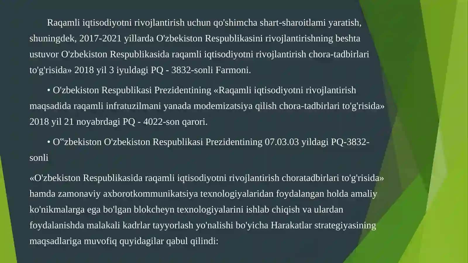 Raqamli iqtisodiyotni rivojlantirishda axborot kommunikatsiya texnologiyalari o'rni 4