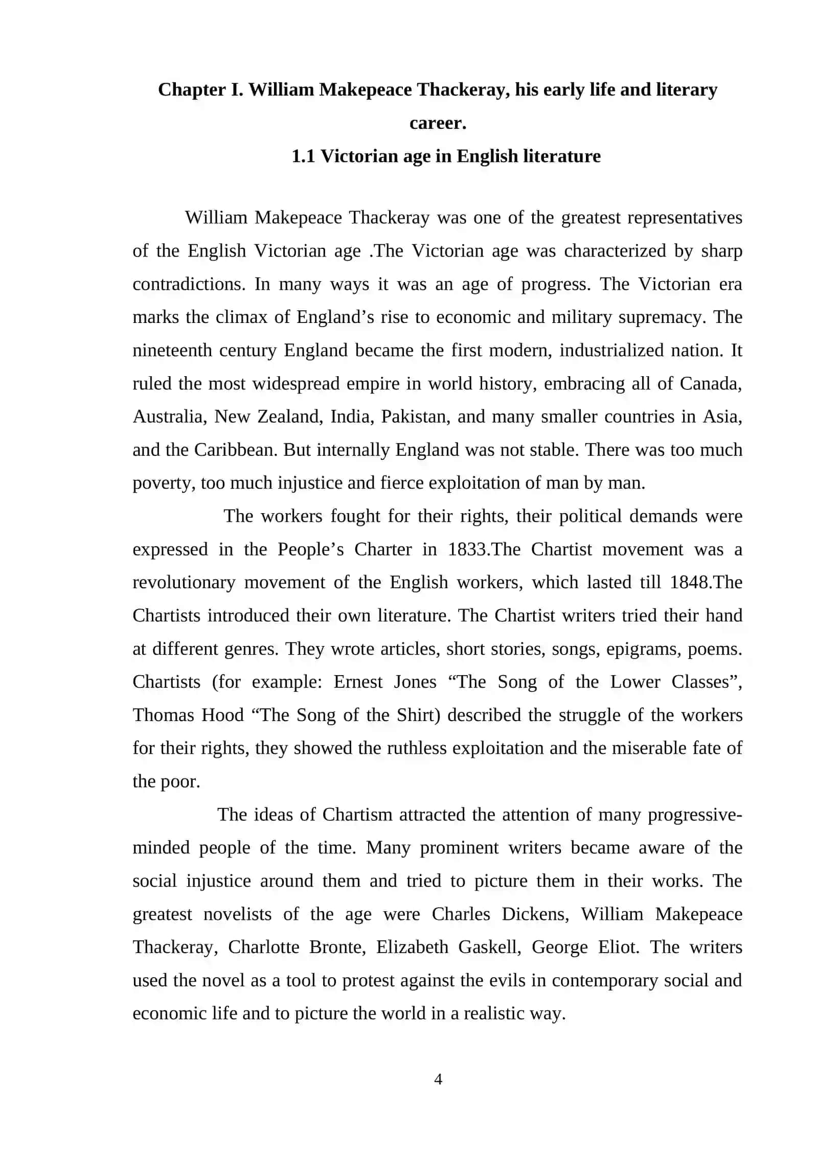 Futures of the socio-psychological analysis in the novels of William Thackeray 4