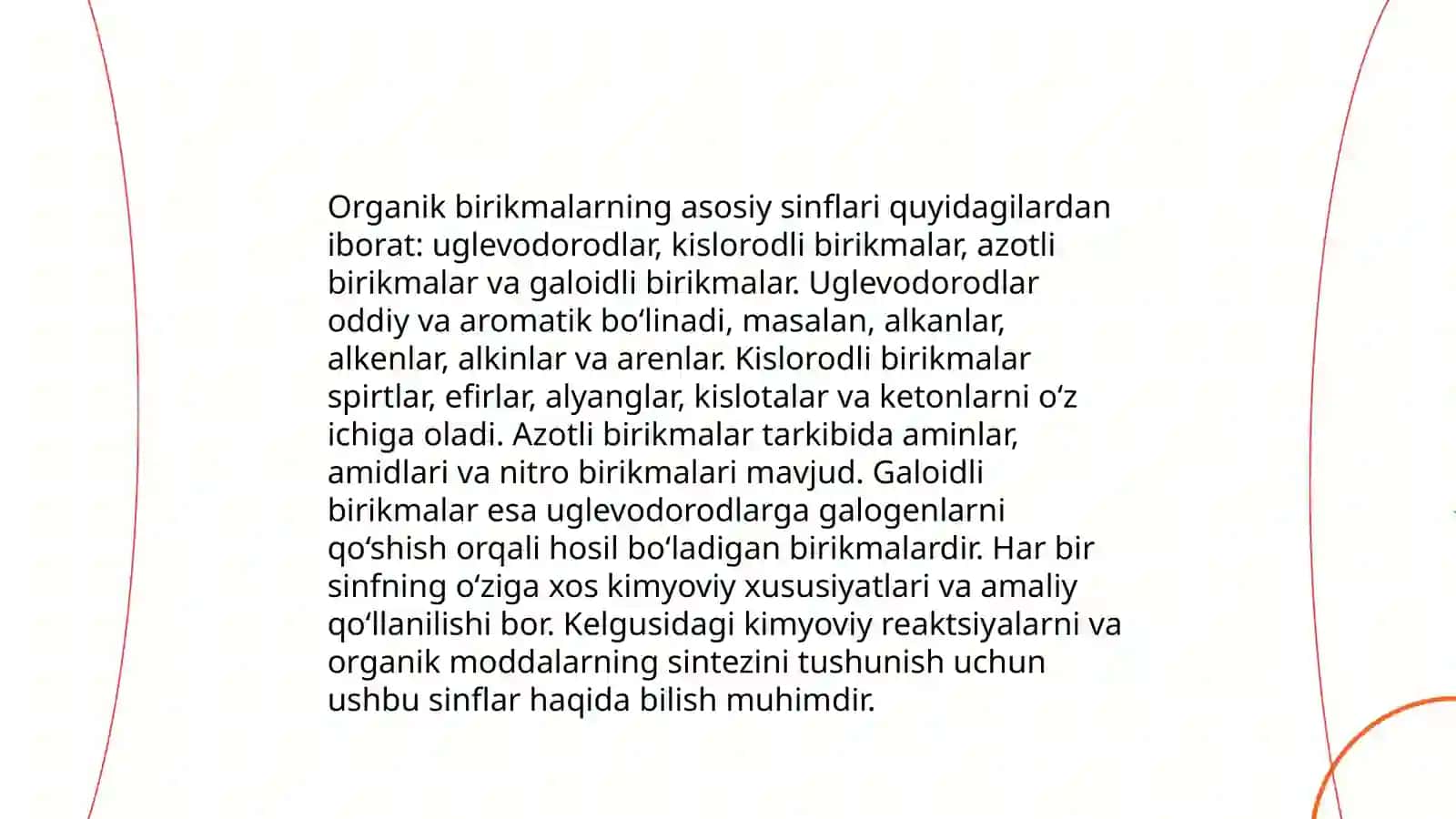 Organik kimyo asoslari 4