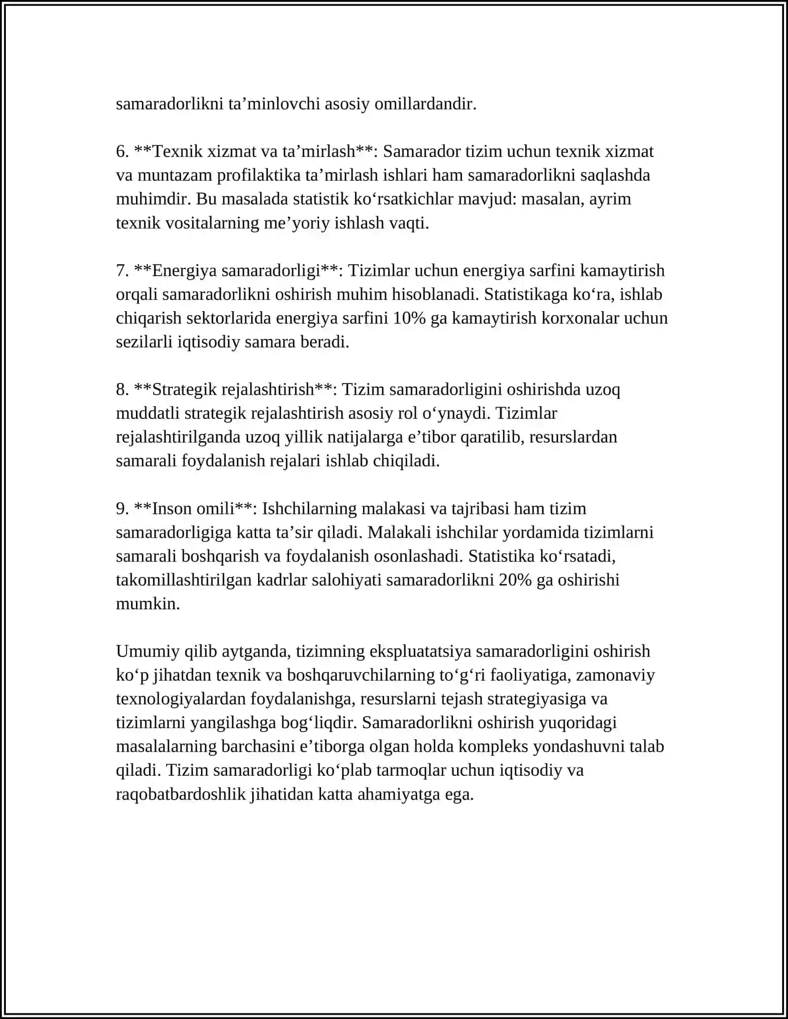 TTA TIZIMINING EKSPLUTATSIYA-TEXNIK XUSUSIYATLARI 4