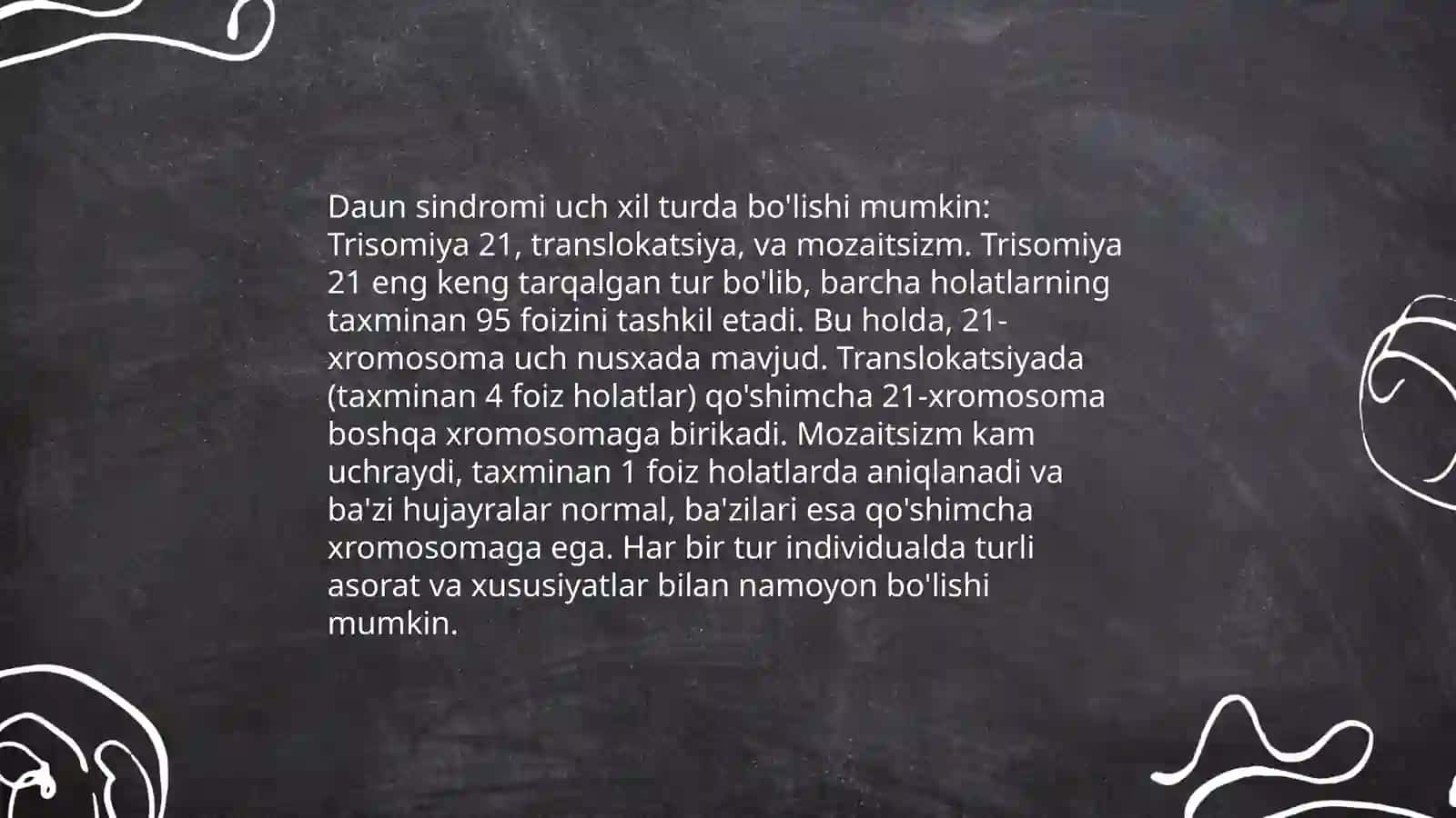 Daun sindromi 4