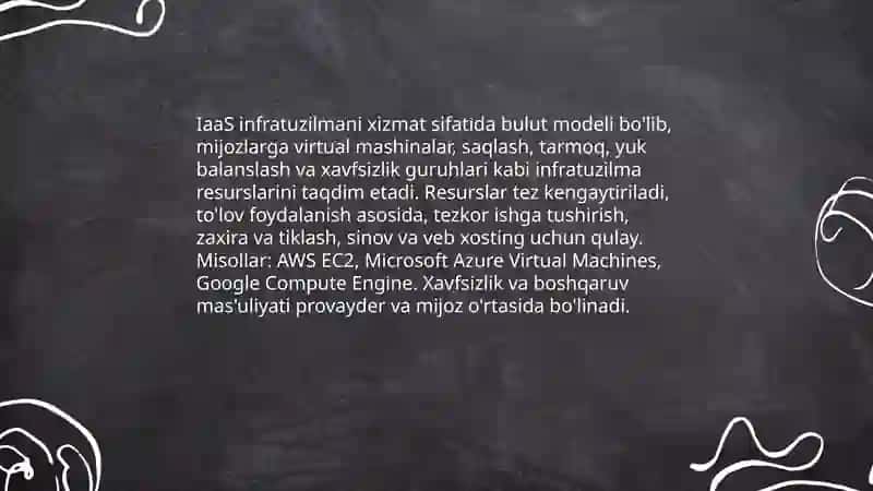 Bulutli texnologiyalar va ularning turlari 4